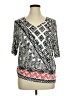 Chico's Gray 3/4 Sleeve Blouse Size XL - photo 1
