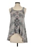 Blu Pepper Gray Sleeveless Blouse Size S - photo 1
