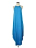 Double Zero Solid Blue Casual Dress Size S - photo 1
