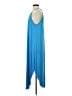 Double Zero Solid Blue Casual Dress Size S - photo 5