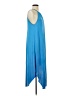 Double Zero Solid Blue Casual Dress Size S - photo 4