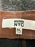 madden nyc 100% Polyurethane Metallic Brown Shorts Size XL - photo 3