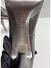 Chanel 100% Leather Gray Silver Leather Camellia Pumps  Size EU 37 - photo 5