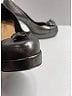 Chanel 100% Leather Gray Silver Leather Camellia Pumps  Size EU 37 - photo 4
