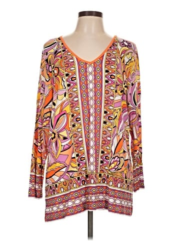 Belle By Kim Gravel Long Sleeve Blouse (view 1)