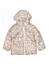 Primark 100% Polyester Floral White Snow Jacket Size 4 - 5 - photo 1
