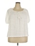Max Studio Ivory Short Sleeve T-Shirt Size 2X - photo 1