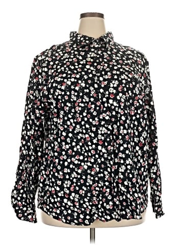 Chaps Long Sleeve Blouse (view 1)