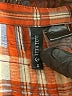 Full Tilt Plaid Orange Long Sleeve Button-Down Shirt Size S - photo 7