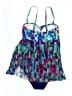 Profile by Gottex 100% Polyamide Print Blue One Piece Swimsuit Size 8 - photo 2