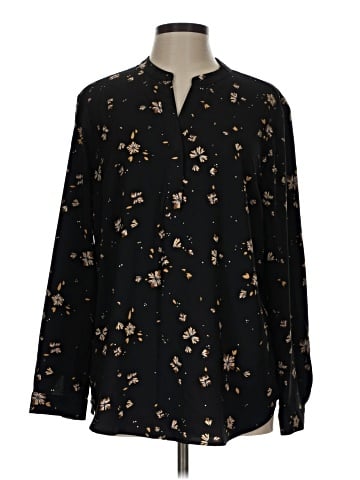 Hilary Radley Long Sleeve Blouse (view 1)