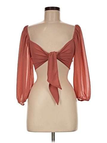 Blush 3/4 Sleeve Blouse (view 1)