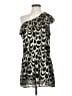 Glam 100% Silk Silver Cocktail Dress Size S - photo 1