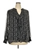 Tamara H. 100% Polyester Black Long Sleeve Blouse Size 2X - photo 1