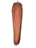 SOFIA Solid Brown Casual Pants Size L - photo 4
