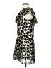 Glam 100% Silk Silver Cocktail Dress Size S - photo 5