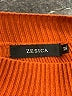 Zesica Stripes Orange Pullover Sweater Size M - photo 7
