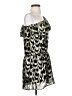 Glam 100% Silk Silver Cocktail Dress Size S - photo 4