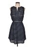 Monteau Stripes Blue Casual Dress Size L - photo 1