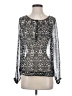 Red Haute Silver Long Sleeve Blouse Size S - photo 1