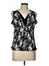 Christopher & Banks 100% Polyester Black Sleeveless Blouse Size L - photo 1
