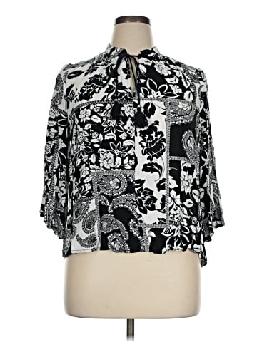 Unique Spectrum 3/4 Sleeve Blouse (view 1)