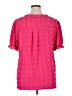 Merokeety Pink Short Sleeve Blouse Size XL - photo 2