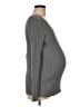 Gap - Maternity 100% Cotton Gray Pullover Sweater Size Med Maternity - photo 4