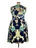 Lularoe Print Blue Cocktail Dress Size 22 - 24 - photo 2
