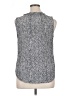 Talbots 100% Viscose Tweed Gray Sleeveless Button-Down Shirt Size 1X - photo 2