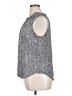 Talbots 100% Viscose Tweed Gray Sleeveless Button-Down Shirt Size 1X - photo 5