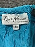 Ruth Norman Teal Long Sleeve Blouse Size 3X - photo 7