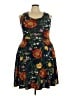 Lularoe Floral Black Cocktail Dress Size 22 - 24 - photo 1