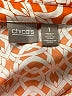 Chico's 100% Polyester Animal Print Orange Long Sleeve Blouse Size Med (1) - photo 7