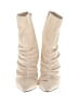 Lulus Ivory Ankle Boots Size 9 - photo 2