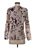 Banana Republic 100% Polyester Ivory Long Sleeve Blouse Size S - photo 2