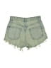 Zara Green Denim Shorts Size 4 - photo 2