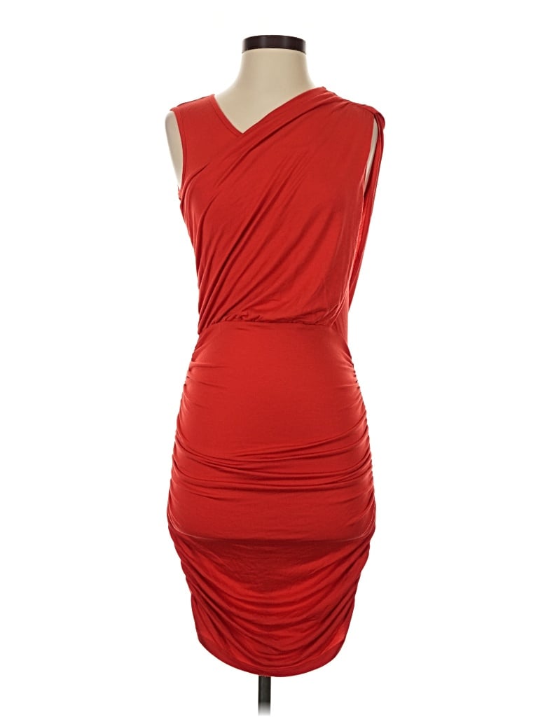 Pre-owned Bordeaux Cocktail Dress In Red