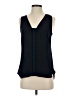 Banana Republic 100% Polyester Blue Black Sleeveless Blouse Size XS - photo 1