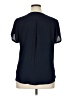 Lily White 100% Polyester Blue Short Sleeve T-Shirt Size XL - photo 2