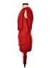 Bordeaux Solid Orange Red Cocktail Dress Size XS - photo 5
