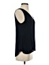 Banana Republic 100% Polyester Blue Black Sleeveless Blouse Size XS - photo 4