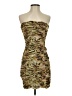 Topshop Camo Brown Cocktail Dress Size S - photo 1