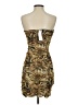 Topshop Camo Brown Cocktail Dress Size S - photo 2