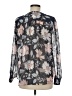 Ann Taylor LOFT 100% Polyester Gray Long Sleeve Blouse Size M - photo 2