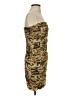 Topshop Camo Brown Cocktail Dress Size S - photo 4