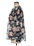 Ann Taylor LOFT 100% Polyester Gray Long Sleeve Blouse Size M - photo 5