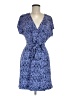 Nine West Animal Print Blue Casual Dress Size M - photo 1