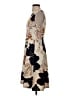 Ann Taylor 100% Polyester Print Tan Cocktail Dress Size 0 - photo 5