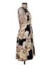 Ann Taylor 100% Polyester Print Tan Cocktail Dress Size 0 - photo 4